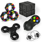 Dr.Kbder 5Pcs Fidget Toys Adults Set, Autism Sensory Pack With Figette Cube Magnetic Rings Pad Adhd Stress Relief For Kids Teen,