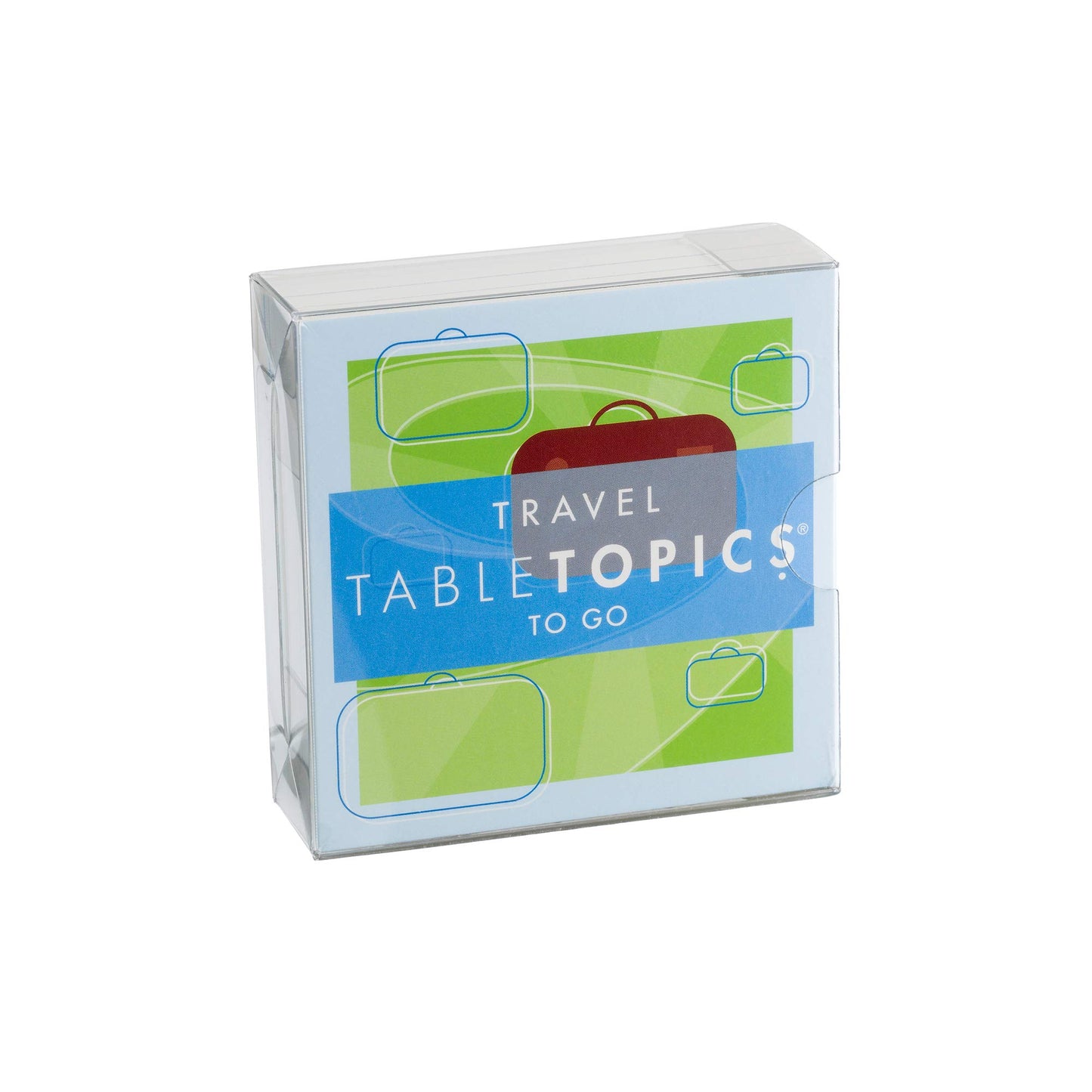 TableTopics Travel to Go Question Card Game - 40 Conversation Starter Cards About Travel  Vacations  Roadtrip Essentials for Friends  mature-themed Car Game