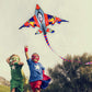 Honbo 58' Fighter Plane Kites For Kids Easy To Fly, Kite For Adults, With Kite Reel And 200Ft String, Beginner Kite For Beach Trip