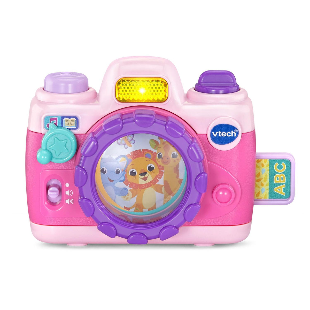 VTech Snap and Giggle Learning Toy Camera with Realistic Sounds, Pink