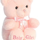 Aurora Snuggly Comfy Bear Stuffed Animal - 10-Inch Pink Polyester Toy - Comforting Companion for Imaginative Play - Model 20051