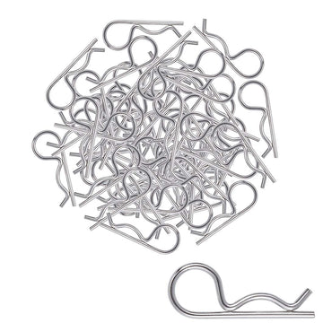 100PCS Universal Flat RC Body Clips Pins for All 1/10 Scale Traxxas Redcat HPI Axial HSP RC Car Parts Truck Buggy Shell Parts,Re