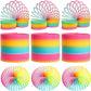 Toysfast ( Pack Of 3 ) Rainbow Spring Fun Activity Stress Relief Toy For Kids Adults Of All Age Group Spring Rainbow Bouncy Expa