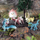 Liberty Imports 12 Pack Fantasy Creatures Figurines Set - Multicolor Plastic Fairy Animals & Mythical Toy Figures, Model KZ956-030E