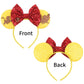 zhezesmila Lion King Simba Minn Ears Headband, Yellow, for Children and Women, Animal Kingdom Themed Hair Accessories for Birthd