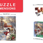 Springbok Winter Windmill 500 Piece Jigsaw Puzzle For Adults Featuring Snowman And Red Barn Winter Scene - Made In The Usa With Interlocking Pieces That Snap Perfectly In Place