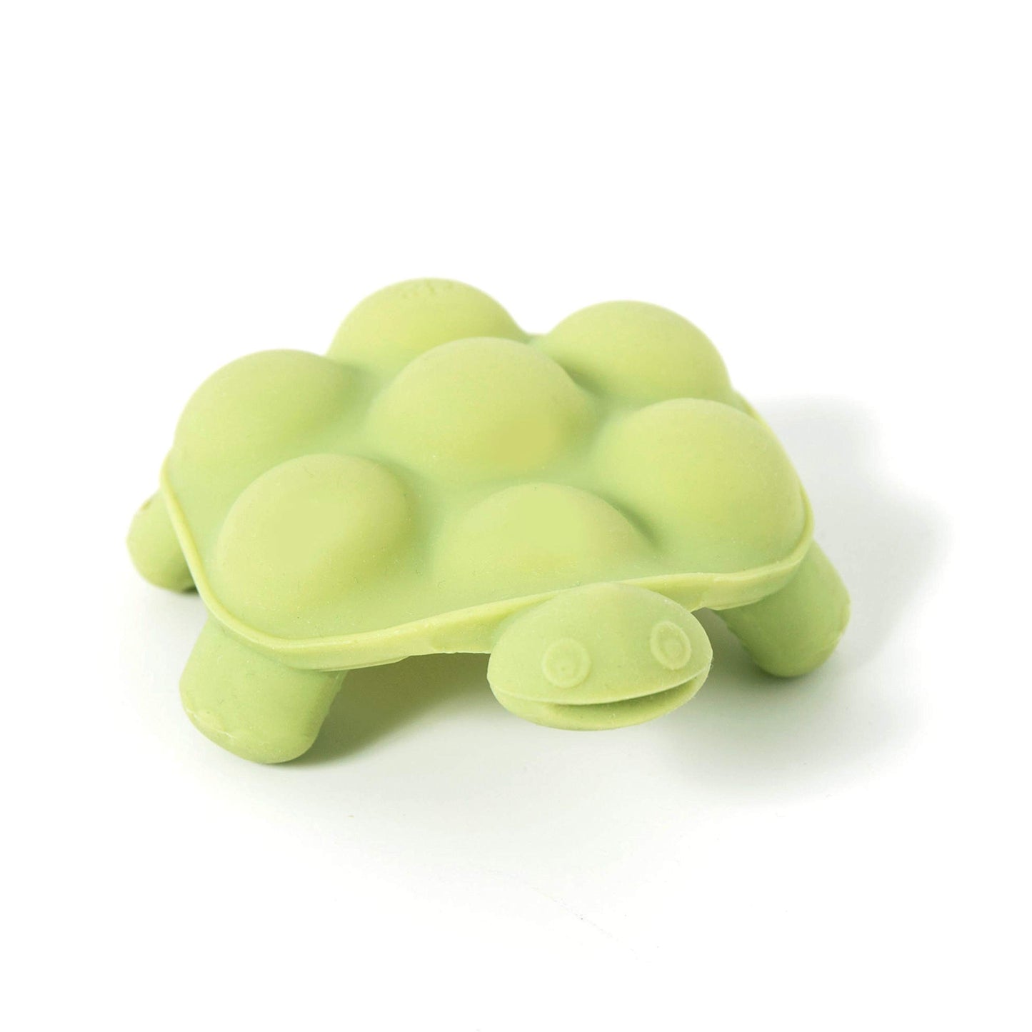 Doddle & Co. The Chew Slow Poke Turtle Teether with Poppable Bubbles | Toddler Teething Fidget Toy for Baby | Enhaces Oral Fit &