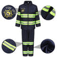 Firefighter Costume Kids 15 Pcs Fireman Dress-Up Toy Set Toddler Halloween Costumes Boys Girls Fire Fighter Hat With Gear Bag Ac