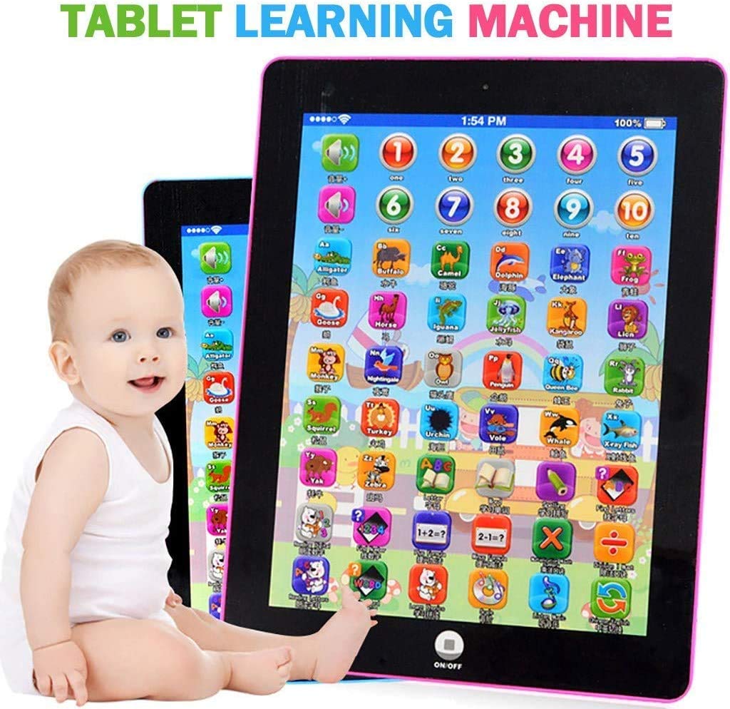 Kids Fun Tablet - Touch & Learn Phone, Number Learning, ABCs, Spelling, Animal Games, Melodies Educational Toy