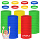 THXIY 100PCS Silicone Rubber Bracelet Bracelets Wristbands Wrist Bands for Kids Youth Teens Boys Gilrs, Children's Bulk Bracelet