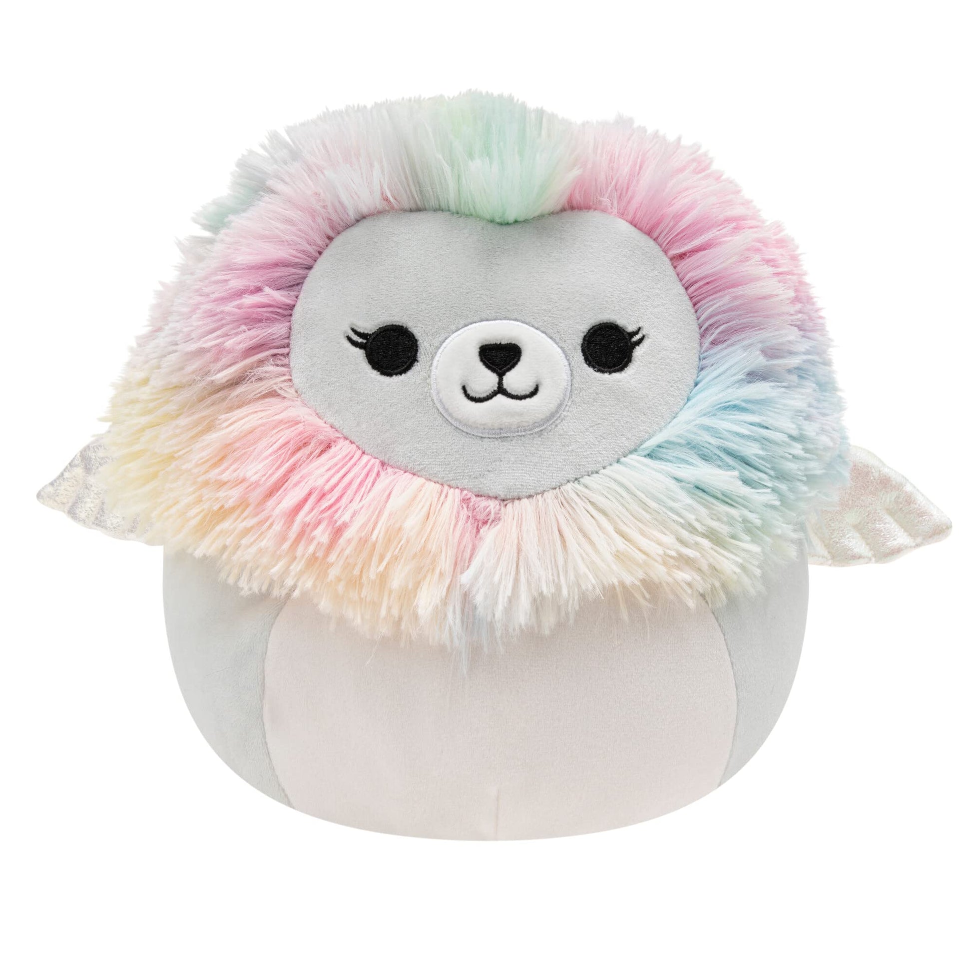 Squishmallows Original 8-Inch Leonari The Rainbow Lion - Official Jazwares Plush - Collectible Soft & Squishy Lion Stuffed Anima