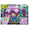 Crayola Scribble Scrubbie Glow Lagoon Pets - Sea Animal Toys, Medium, Blue, Plastic, Model 747507, Gifts for Boys & Girls 3+