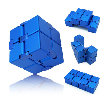 Dolasev Infinity Cube, Fidget Toys Metal, Adhd Desk Toys For Anxiety, Sensory Items For Adults, Cool Gadgets For Kids Party Favo