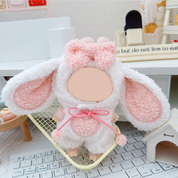Clothes for Doll(NO Doll Included) 15/17cm Doll Clothes Set for Doll Outfit Accessories for Doll Rabbit Ears