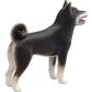 Mojo Black Shiba Inu Realistic Domesticated Animal Hand Painted Toy Figurine