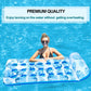 Inflatable Pool Float Lounger mature-themed 2 Packs  Giant Pool Raft Floaties Pool Floating  Swimming Pool Tanning Bed Chair Floats  Large Water Floats Lounge Set  Large Floating Hck Mat