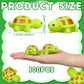 Syhood 50 Pcs Mini Rubber Turtle Bath Toy Screaming Sound Rubber Turtle In Bulk Bathtub Toys Squeaky Preschool Bath Toys For Sho