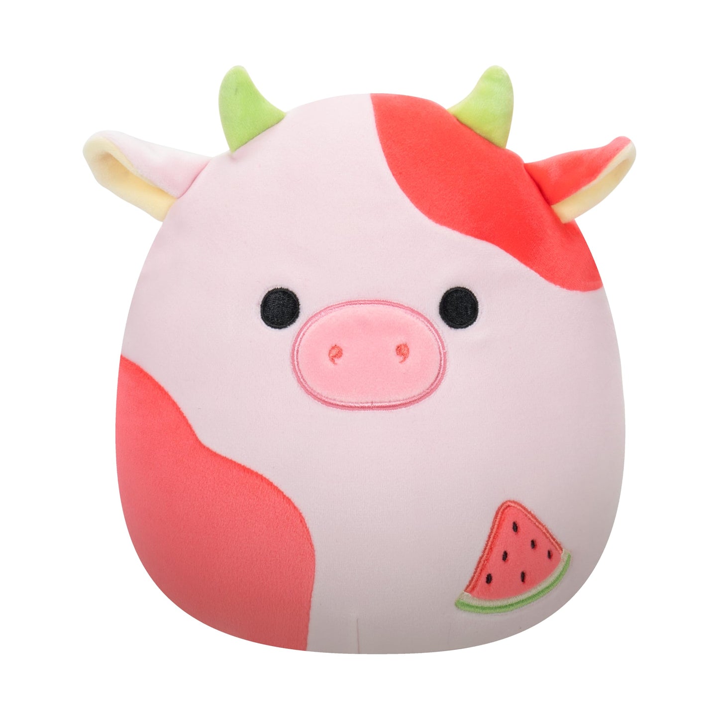Squishmallows Original 8-Inch Plush Watermelon Scented Cow - Model SQCR06531, Soft Polyester Toy