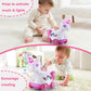 Wanonoo Unicorn Baby Toys 6-12 Months - Press & Go Musical Light Infant Baby Crawling Baby Toys 12-18 Months, Tummy Time Toys Fo