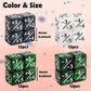 48 Pcs Magic Counter Dice Life Mtg Counters Dice Set Bulk Buff Tokens D6 Dice Set Compatible With Magic The Gathering, Tcg, Card