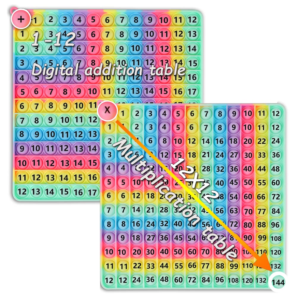 Ek-Memory-Fish Multiplication Game Table Division Flash Cards 3Rd Grade Pop-Up Fidget Math Toy, Create Various Math Learning Toy