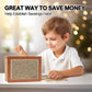 Piggy Bank For Kids Boys Girls, Large Personalized Wooden Letter Piggy Bank With Cut-Out Design, Alphabet Letter Coin Banks, Money Savings Box, Wooden Bank For Kids Creative Gift For Real-Money(J)
