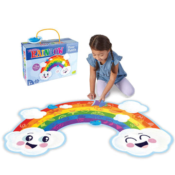Peaceable Kingdom Shimmery Rainbow Floor Puzzle