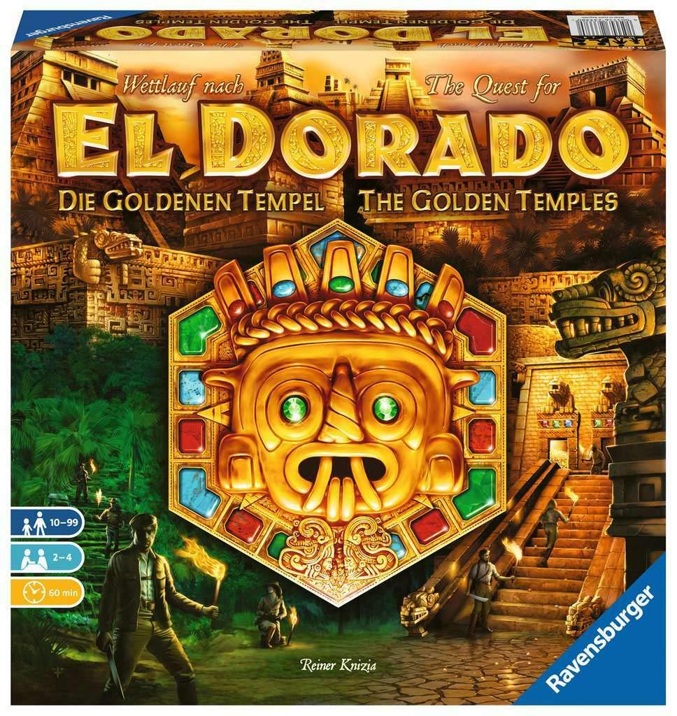 Ravensburger The Quest for El Dorado Game - Adventure for Ages 10+, Multicolor, Model 26129, Paper Material