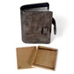 Forged Dice Co. Book of Incantations - Druid Edition Spell Card Book - Faux Leather, Druid Pewter, Model FG-BI-DRUID-PTR