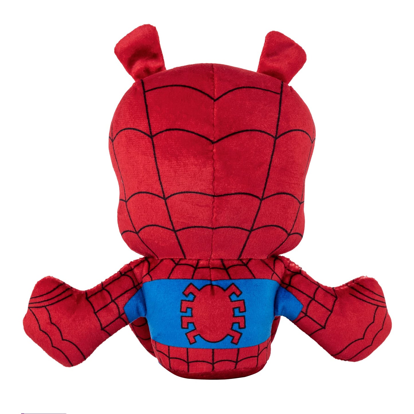 Bleacher Creatures Spider-Ham Plush Toy - 8" Soft Chibi Kuricha - Crystal Velboa Polyester