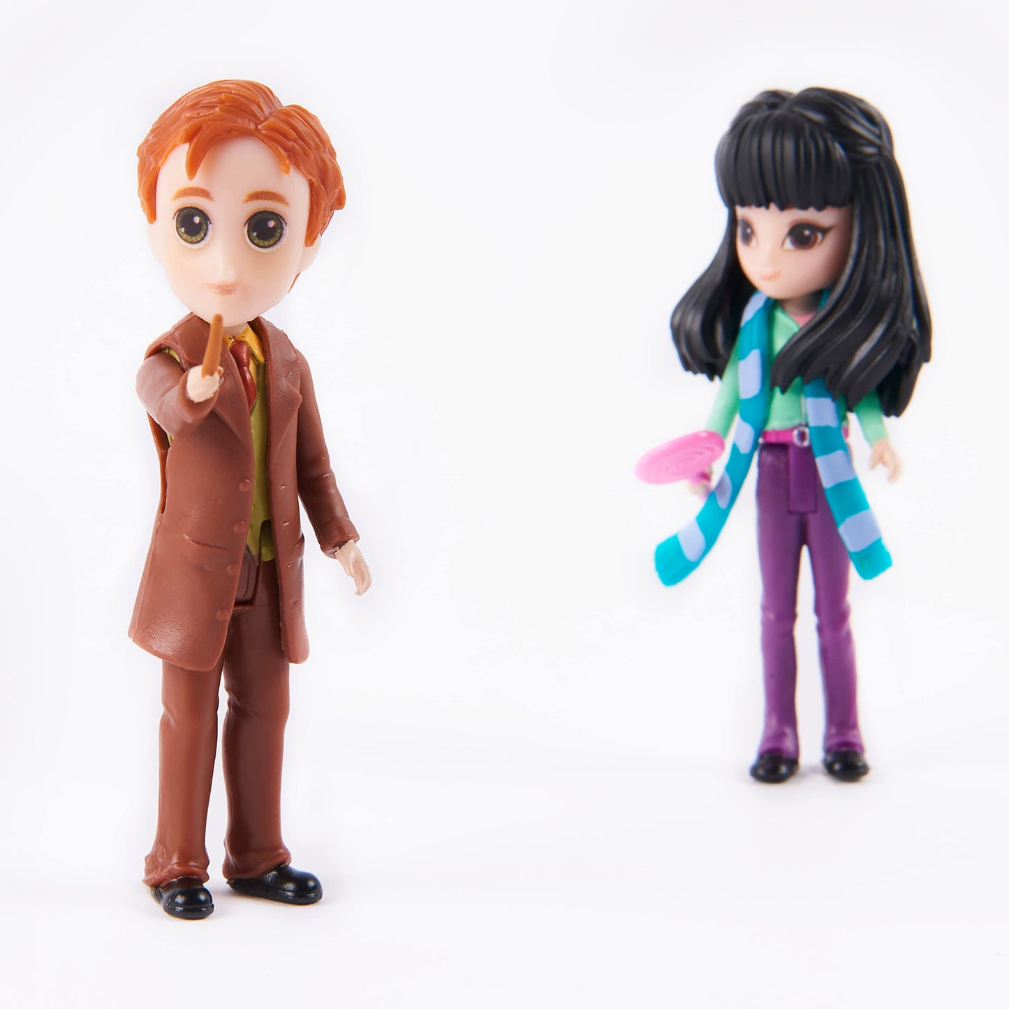 Wizarding World Harry Potter Magical Minis Cho Chang & George Weasley Figure Set with Accessories, Ages 6+, Plastic