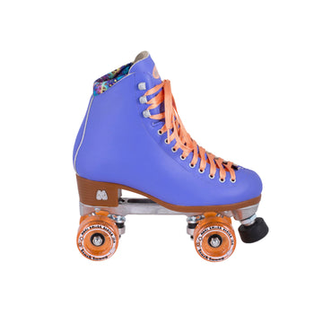 Moxi Beach Bunny Roller Skates - Fashionable Womens Roller Skates | Periwinkle Sunset | Size 8