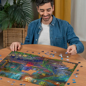 Ravensburger Abandoned Series: Hotel Vacancy 1000 Piece Jigsaw Puzzle For Adults - 12000486 - Handcrafted Tooling, Made In Germany, Every Piece Fits Together Perfectly