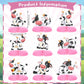 9 Pcs Pink Cow Honeycomb Centerpieces Farm Animals Cow Table Topper Honeycomb Pink Cow Theme Party Honeycomb 3D Cow Print Table Decoration For Girl Party Baby Shower Western Cowboy Party Supplies
