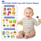 Qizebaby 21Pcs Baby Rattles Toys Set, Baby Toys 3-6 Months, Infant Grab And Shake Rattle, Sensory Teether, Music Learning Toys F