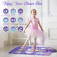 GirlsHome Dance Mat - Unicorn Electronic Pad with 5 Game Modes, LED Lights, Medium Size, Purple - Perfect Gift for Girls 3-12