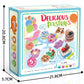 Hasayaqi Delightful Donuts Playdough Sets For Kids Ages 4-8,Sweet Snacks Kitchen Creations Play Food Play Dough Sets For Kids Ag