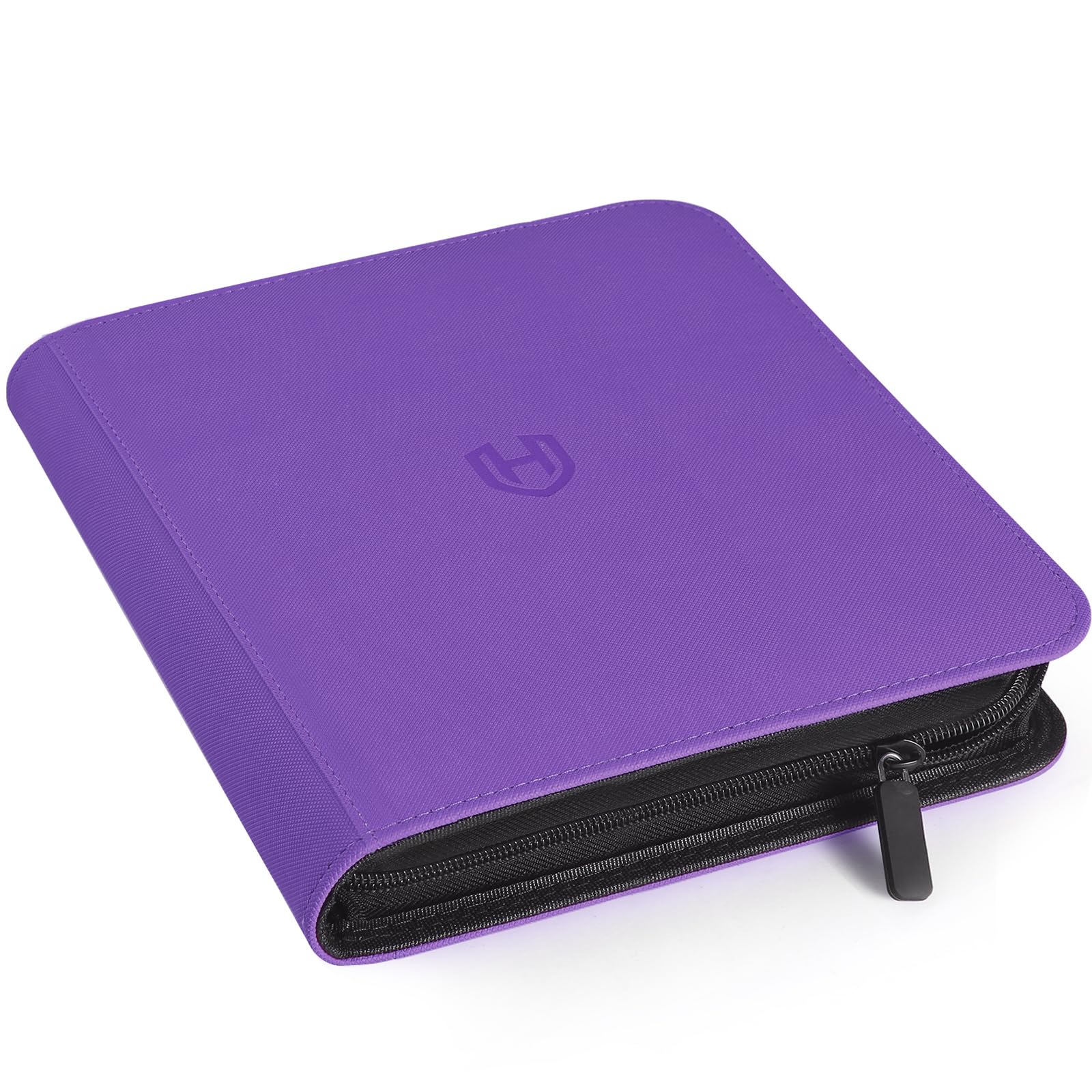 Card Binder 12 Pocket with Zipper  816 Pockets Trading Card Holder Book  enhanced PU Cover Zip Folder Binder  Side Loading Carrying Case Binder Album for TCG  MTG  Sports Cards  Game Cards