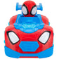Marvel Spidey Flash 'N' Dash Web Crawler - Motorized Vehicle with Lights & Sounds, Multicolor, Model SNF0124