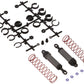 Traxxas 3762A Complete XX-Long Grey Ultra Shocks with Springs (pair)
