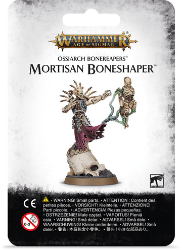 Warhammer Age Of Sigmar - Ossiarch Bonereapers: Mortisan Boneshaper - Plastic Miniature - Assembly Required - Age 3+, Black