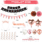 Rose Gold Retirement Party Decorations, 63 Pcs Retirement Party Decorations For Women Happy Retirement Banner Hanging Swirls Foi