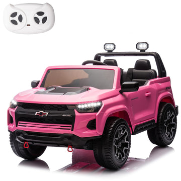 POSTACK 24 Volt Ride on Toy with Parental Remote, 4WD Battery Powered Electric Power 4 Wheels for Toddlers, Kids Ride on UTV Tru