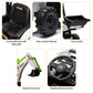 12V Jcb Ride On Excavator With Remote Control,Electric Car For Kids 3-8 With Tractor,Bulldozer,Digging Arm, Ride On Car With Slo