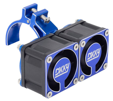 DKKY RC Motor Cooling Fan Heatsink 21000 RPM with 47-51mm Adjustable Mount for 1717 4985 Motor and ARRMA Infraction Felony Limit