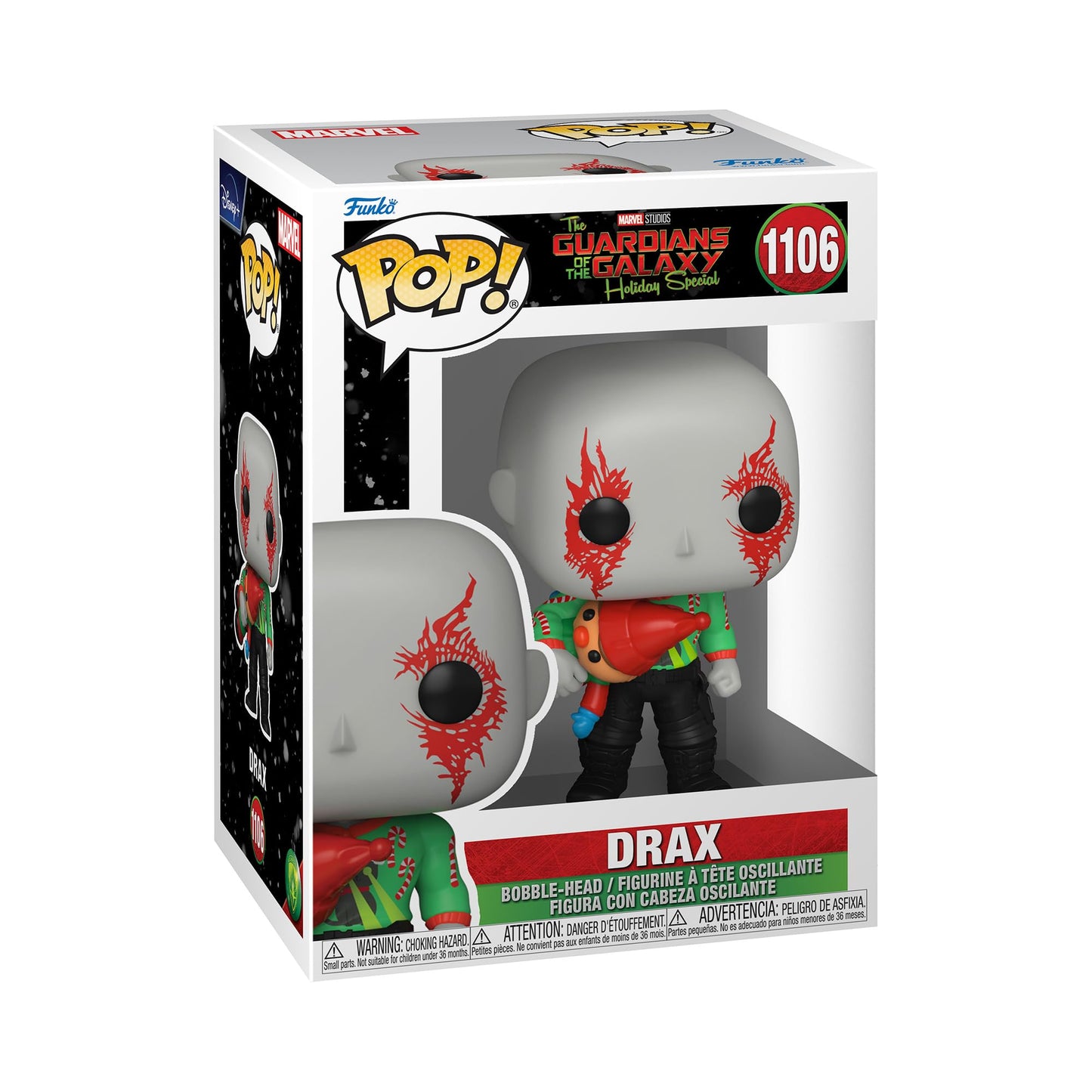 Funko Pop! Marvel Holiday: Guardians Of The Galaxy - Drax