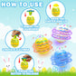 Easter Egg Toys Gifts for Toddlers 3 Pack, Light up spinning Top with Music, Easter Basket Stuffers Fillers Party Favors for Kid