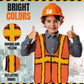 Bulk Paradise Non-Woven Kids Safety Vest - Maximum Safety And Versatile Fun - Kids Construction Vest-Safety Vest Kids, Construct