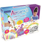 LEXIBOOK Aerograph Air Marker Sprayer, Spray Art Electric Airbrush Marker Set, Magic Pen Coloured Markers Stencils Children Toy