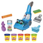 Play-Doh Zoom Vacuum and Cleanup Toy - Kids Cleaner, Small, Multicolor, Model F3642, 5 Cans Included